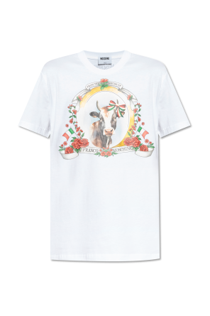 White T-shirt with colorful print Versace - Vitkac AS